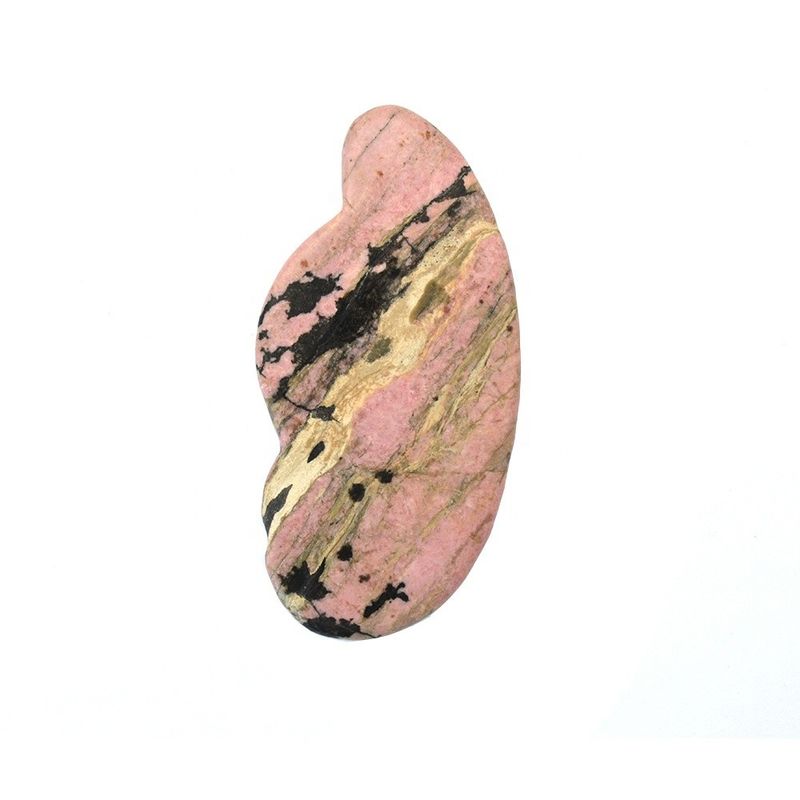 Obtener una línea de mandíbula definida y reducción de hinchazón con Rodonita Rosa Gua Sha herramientas faciales para masaje de la cara área de los ojos cuerpo completo