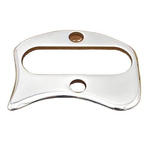 Herramienta de Gua Sha de acero inoxidable para masajeador de cuerpo Herramientas de masaje de raspado Aproximadamente 9.8cm*7.5cm Masaje de Guasha de metal
