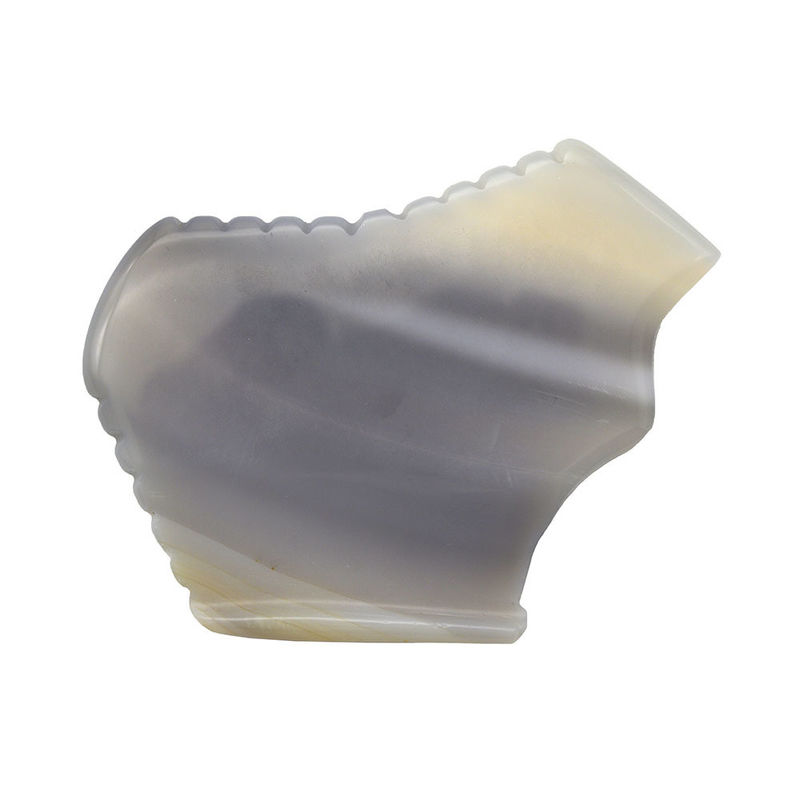 9.2*5.7*0.35 Agate Gua Sha Herramientas de piedra para el masaje facial Rosa Negro Gris Blanco Gris Masajista Facial Salud