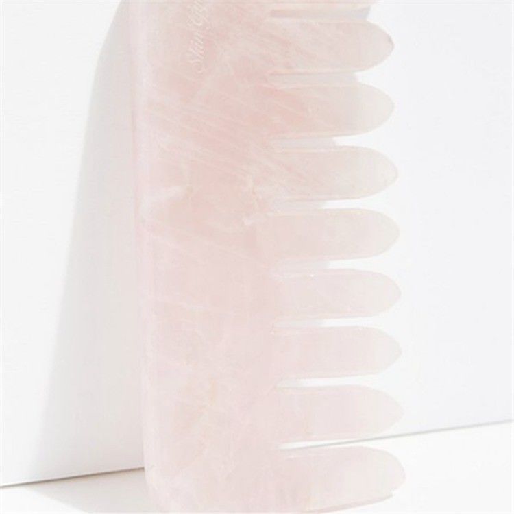 Herramienta de masaje natural de cuarzo rosa Gua Sha para el modo de terapia No abk-140 OEM ODM aceptable