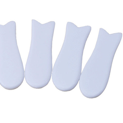 Guasha de cerámica natural herramientas de raspado facial para masajeador Guasha cuerpo blanco de mano